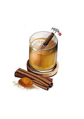PSD 일러스트 건강 사람없음 갈색 한의학 차 찻잔 시나몬가루 시나몬 시나몬스틱 한방차 국내일러스트 음료 컬러 의학 잔 차_음료 전통차 가루 파일형식