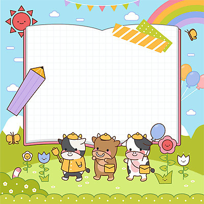 하늘색 나비 무지개 일러스트 새해 들기 사람없음 책 연두색 연필 봄 유치원 유치원생 메모지 신학기 유치원복 소캐릭터 유치원가방 2021년 신축년 국내일러스트 AI파일 자연요소 옷 계절 교육 어린이 동물캐릭터 곤충 가방 모션 학용품 초록색 파란색 필기구 사무용품 소 연도 파일형식 벡터