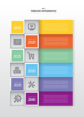 일러스트 사람없음 컬러풀 사각형 모니터 쇼핑카 블록 인포그래픽 공구 금고 연혁 순서 타임라인 국내일러스트 AI파일 도형 컬러 쇼핑 컴퓨터 카트 도구 파일형식 벡터