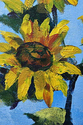 포토 JPG 스튜디오촬영 백그라운드 추상 해바라기 사람없음 컬러풀 표현 그림 질감 유화 유화물감 국내포토 꽃 컬러 무늬 실내 미술 물감 파일형식