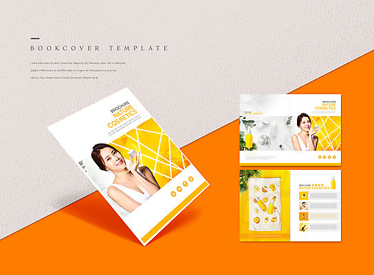 PSD 템플릿 표지디자인 북디자인 출판디자인 여자 표지 ZIP 내지 리플렛 북커버 들기 사람 팜플렛 20대 성인 세명 뷰티 노란색 화장품 한국인 자연주의 유자 천연화장품 의료성형뷰티 성인여자만 유자청 이미지템플릿 컬러 과일 모션 동양인 청년 여자만 성인만 파일형식 과일청