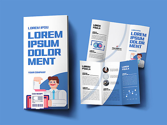 템플릿 표지디자인 여자 표지 남자 ZIP 내지 리플렛 3단접지 사람 팜플렛 상반신 성인 세명 파란색 동전 저금통 가리킴 지갑 영수증 환급 인디자인 INDD 이미지템플릿 컬러 돈 손짓 금융 저축 세금 파일형식