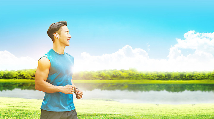 PSD 편집이미지 라이프스타일 공원 남자 한명 미소 사람 상반신 20대 성인 초록색 파란색 운동복 달리기 조깅 한국인 성인남자한명만 이미지편집 1 옷 공공시설 컬러 모션 표정 동양인 청년 생활 운동 남자한명만 성인남자만 파일형식