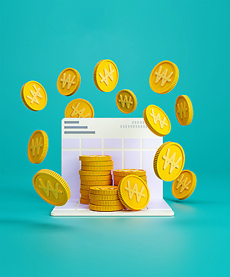 PSD 편집 편집이미지 백그라운드 사람없음 초록색 3D소스 3D 동전 디지털합성 통장 금화 동전탑 편집소스 편집3D 컬러 돈 금융 쌓기 황금 파일형식