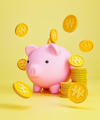 PSD 편집 편집이미지 백그라운드 사람없음 노란색 3D소스 3D 동전 돼지저금통 디지털합성 금화 동전탑 편집소스 편집3D 컬러 돈 쌓기 저금통 황금 파일형식