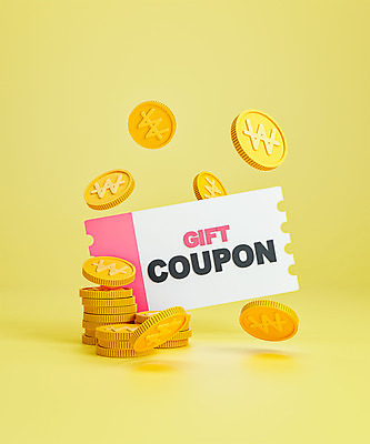 PSD 편집 편집이미지 백그라운드 사람없음 노란색 3D소스 3D 동전 디지털합성 쿠폰 금화 편집소스 편집3D 컬러 돈 황금 파일형식