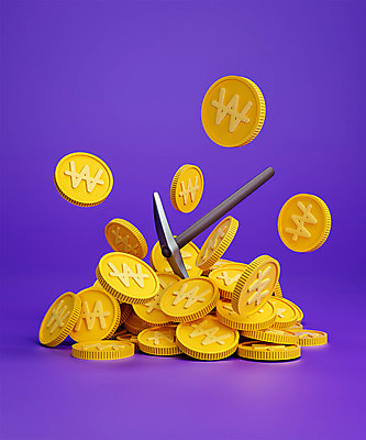PSD 편집 편집이미지 백그라운드 사람없음 3D소스 3D 보라색 동전 디지털합성 금화 곡괭이 무더기 편집소스 편집3D 컬러 돈 황금 파일형식