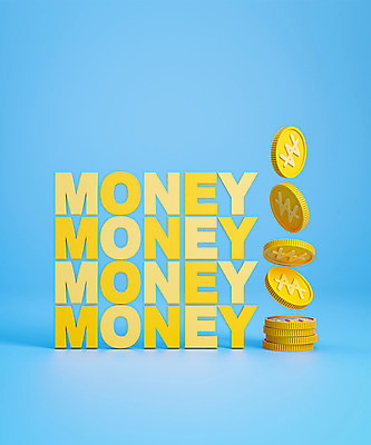 PSD 편집 편집이미지 백그라운드 타이포그라피 사람없음 파란색 3D소스 3D 동전 디지털합성 금화 동전탑 편집소스 편집3D 문자 컬러 돈 쌓기 황금 파일형식