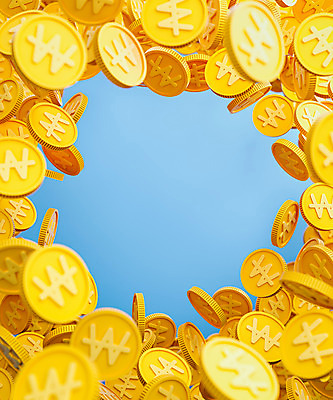 PSD 편집 편집이미지 백그라운드 프레임 사람없음 파란색 3D소스 3D 동전 디지털합성 금화 편집소스 편집3D 컬러 돈 황금 파일형식
