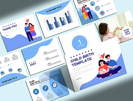 전신 템플릿 여자 남자 비즈니스 가족 그래프 여러명 상반신 20대 성인 파란색 세트 한국인 아기 출산 PPT 프레젠테이션 문서템플릿 애니형PPT 9P 이미지템플릿 컬러 다수 관계 사람 동양인 청년 파일형식