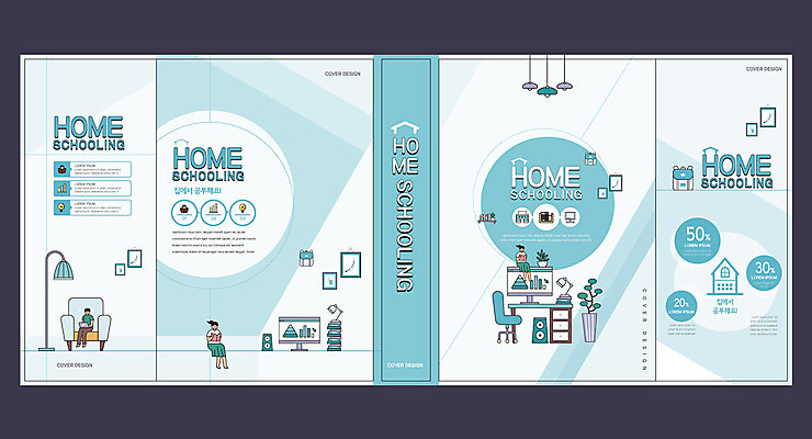 템플릿 표지디자인 북디자인 출판디자인 여자 교육 표지 남자 화분 북커버 의자 그래프 두명 책 파란색 컴퓨터 소파 스탠드 책상 에듀 에듀케이션 홈스쿨링 스쿨팩 책날개 표지샘플 이미지템플릿 AI파일 컬러 가구 조명 사람 전자제품 홈스쿨 파일형식 벡터