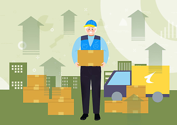 전신 PSD 노년 남자 화살표 일러스트 한명 들기 사람 실버라이프 상자 트럭 택배기사 배송 택배 일자리 실버취업 배달박스 카키색 노인남자한명만 국내일러스트 1 라이프스타일 컬러 비즈니스 모션 자동차 성인 구직 운송업 배달원 남자한명만 노인남자만 파일형식