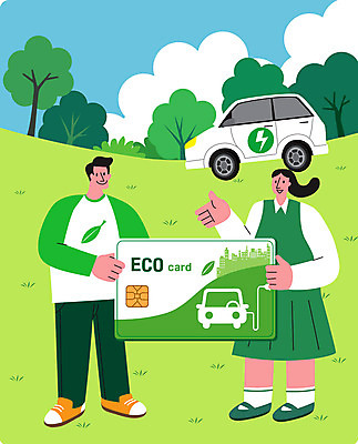 전신 나무 커플 여자 남자 캠페인 일러스트 서기 들기 사람 성인 두명 초록색 쇼핑 자연보호 그린캠페인 신용카드 그린에너지 에코 전기자동차 할인혜택 성인만 그린슈머 국내일러스트 AI파일 식물 컬러 관계 모션 자동차 자연 금융 세일 환경 에너지 보호 파일형식 벡터 혜택