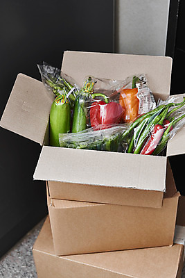 포토 JPG 음식 식재료 고추 모바일 파프리카 실내 사람없음 쌓기 택배 현관문 아스파라거스 온라인쇼핑 파 모바일쇼핑 온라인 애호박 택배상자 새벽배송 비대면서비스 밀키트 국내포토 채소 모션 호박 내부 쇼핑 상자 문 운송업 배송 서비스 파일형식 언택트