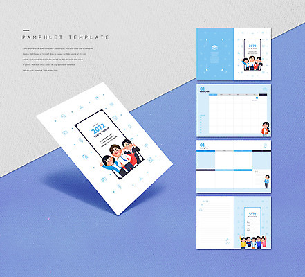 템플릿 여자 남자 ZIP 리플렛 비즈니스 팜플렛 여러명 청년 성인 파란색 최고 직장인 플래너 성인만 인디자인 INDD 이미지템플릿 직업 컬러 다수 사람 파일형식
