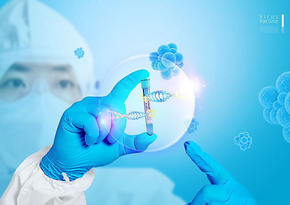 PSD 편집이미지 손 여자 남자 40대 중년 하늘색 의학 한명 들기 사람 상반신 성인 신체부위 30대 빛 약 한국인 의료진 바이러스 DNA 시험관 바이오 백신 전염병 코로나바이러스 백신개발 델타변이바이러스 이미지편집 직업 1 모션 실험기구 동양인 장년 파란색 질병 생명공학 개발 파일형식