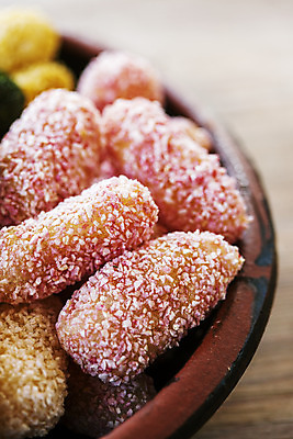 포토 JPG 실내 근접촬영 사람없음 전라남도 특산물 한과 다과 담양 유과 전통다과 국내포토 뷰포인트 디저트 내부 전통음식 전라도 파일형식