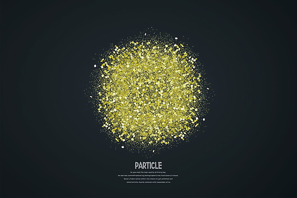 PSD 편집 편집이미지 사람없음 노란색 파티 3D 검은색 금색 원형 디지털합성 더스트파티클 편집소스 이미지편집 편집3D 도형 컬러 이벤트 파일형식