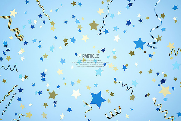 PSD 편집 편집이미지 별 하늘색 사람없음 파티 3D 디지털합성 꽃가루 더스트파티클 편집소스 이미지편집 편집3D 자연요소 이벤트 파란색 가루 파일형식