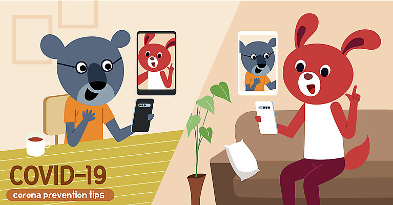 화분 동물캐릭터 일러스트 실내 들기 사람없음 스마트폰 소파 토끼 예방 코알라 영상통화 화상통화 코로나바이러스 사회적거리두기 생활방역 델타변이바이러스 국내일러스트 일러캐릭터 AI파일 동물 캐릭터 캠페인 의자 포유류 모션 내부 핸드폰 스마트기기 반려동물 바이러스 통화 방역 파일형식 벡터