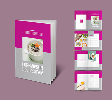 템플릿 접시 ZIP 음식 리플렛 수저 건강 팜플렛 사람없음 자주색 죽 나무도마 쇠고기야채죽 인디자인 INDD 이미지템플릿 식기 컬러 도마 목재 파일형식
