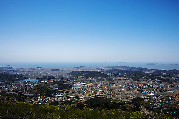 포토 JPG 주간 섬 하늘 산 풍경 사람없음 야외 마을 충청남도 서해 수평선 국내포토 자연요소 바다 충청도 파일형식