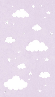 구름 별 백그라운드 일러스트 하늘 사람없음 보라색 플랫 국내일러스트 AI파일 자연요소 컬러 파일형식 벡터