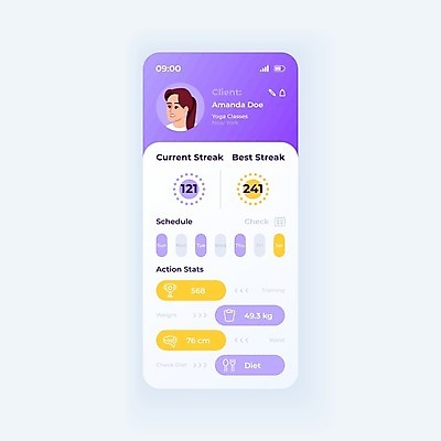 EPS 해외이미지 배너템플릿 여자 웹템플릿 다이어트 디자인시안 모바일 건강 한명 상반신 성인 스마트폰 세트 건강관리 보라색 어플리케이션 트레이너 모바일템플릿 모바일웹 UI 소셜네트워크 소셜미디어 인터페이스 회원정보 웹배너 성인여자한명만 모바일앱 SNS배너 모바일페이지 이미지템플릿 템플릿 1 배너 컬러 관리 사람 핸드폰 스마트기기 헬스 정보 페이지 여자한명만 성인여자만 파일형식 벡터