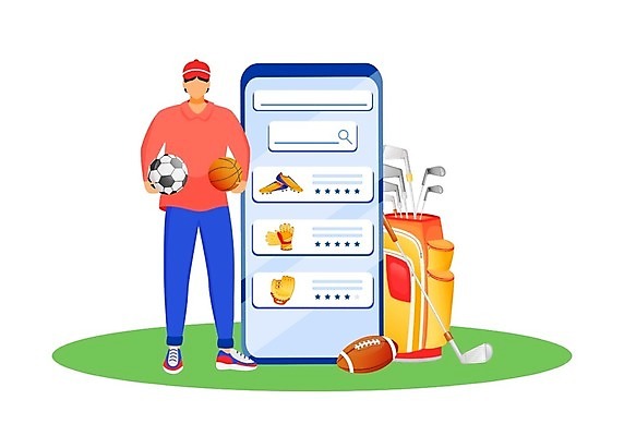 EPS 해외이미지 남자 스포츠용품 일러스트 공 모바일 한명 들기 성인 스마트폰 골프채 어플리케이션 구매 리뷰 성인남자한명만 해외일러스트 1 스포츠 모션 골프용품 사람 핸드폰 스마트기기 쇼핑 오브젝트 남자한명만 성인남자만 파일형식 벡터