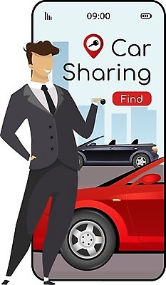 EPS 해외이미지 남자 일러스트 자동차 모바일 한명 들기 성인 스마트폰 서비스 자동차열쇠 성인남자한명만 카쉐어링 해외일러스트 1 육상교통 모션 열쇠 사람 핸드폰 스마트기기 남자한명만 성인남자만 파일형식 벡터 공유경제