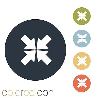 EPS 해외이미지 화살표 일러스트 비즈니스 사람없음 픽토그램 원형 심볼 해외202004 해외일러스트 도형 파일형식 벡터