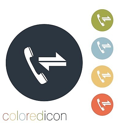 EPS 해외이미지 화살표 일러스트 사람없음 세트 픽토그램 전화기 심볼 통화 송수신 해외202004 해외일러스트 모션 파일형식 벡터