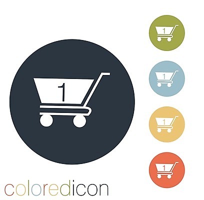 EPS 해외이미지 일러스트 비즈니스 모바일 사람없음 세트 픽토그램 쇼핑카 원형 심볼 온라인쇼핑 모바일쇼핑 해외202004 해외일러스트 도형 쇼핑 카트 온라인 파일형식 벡터