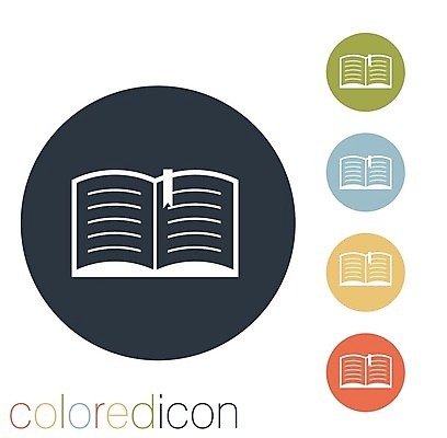 EPS 해외이미지 교육 일러스트 사람없음 책 세트 픽토그램 펼침 원형 심볼 해외202004 해외일러스트 도형 모션 파일형식 벡터