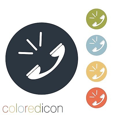 EPS 해외이미지 일러스트 사람없음 세트 픽토그램 전화기 심볼 통화 송수신 해외202004 해외일러스트 모션 파일형식 벡터