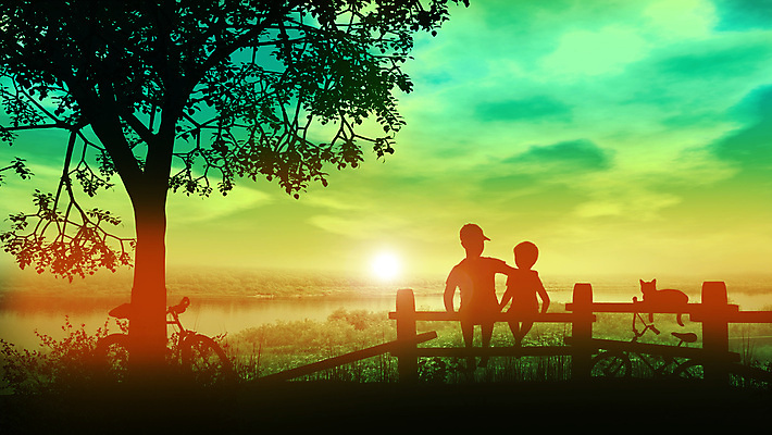 포토 JPG 해외이미지 전신 나무 한마리 라이프스타일 남자 실루엣 어린이 여행 가족 자연 휴가 휴식 앉기 소년 두명 일출 고양이 일몰 소년만 해외202004 해외포토 식물 1 컨셉 포유류 관계 모션 촬영기법 사람 생활 반려동물 노을 생태계 남자만 어린이만 파일형식