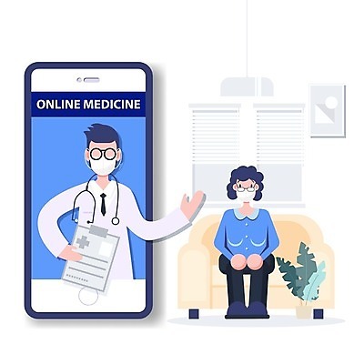 EPS 해외이미지 전신 여자 남자 중년 일러스트 모바일 마스크 들기 앉기 상반신 성인 두명 스마트폰 소파 건강관리 의사 진료판 원격의료 코로나바이러스 포스트코로나 언택트 온택트 랜선라이프 델타변이바이러스 위드코로나 해외일러스트 라이프스타일 의자 의학 모션 건강 관리 사람 핸드폰 스마트기기 진료 의료진 바이러스 사회이슈 원격 파일형식 벡터