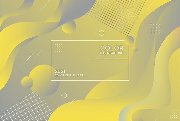 백그라운드 일러스트 사람없음 노란색 회색 패턴백그라운드 그라데이션 기하학 2021년 트렌드컬러 얼티메이트그레이 일루미네이팅 국내일러스트 AI파일 컬러 무늬 패턴 연도 파일형식 벡터 트랜드컬러