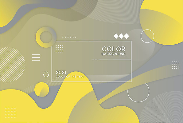 백그라운드 일러스트 사람없음 노란색 회색 패턴백그라운드 그라데이션 기하학 2021년 트렌드컬러 얼티메이트그레이 일루미네이팅 국내일러스트 AI파일 컬러 무늬 패턴 연도 파일형식 벡터 트랜드컬러