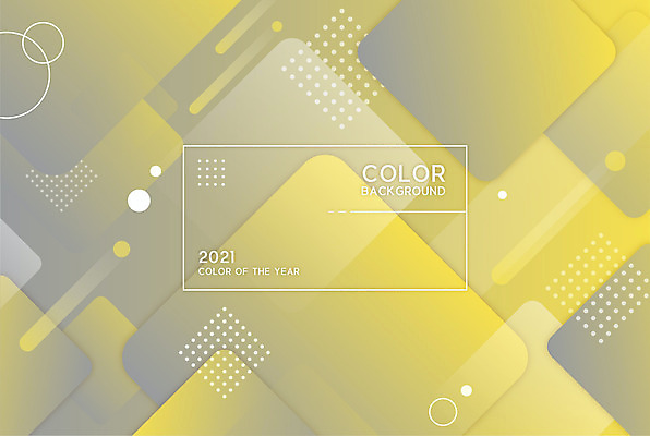 백그라운드 일러스트 사람없음 노란색 회색 패턴백그라운드 그라데이션 기하학 2021년 트렌드컬러 얼티메이트그레이 일루미네이팅 국내일러스트 AI파일 컬러 무늬 패턴 연도 파일형식 벡터 트랜드컬러
