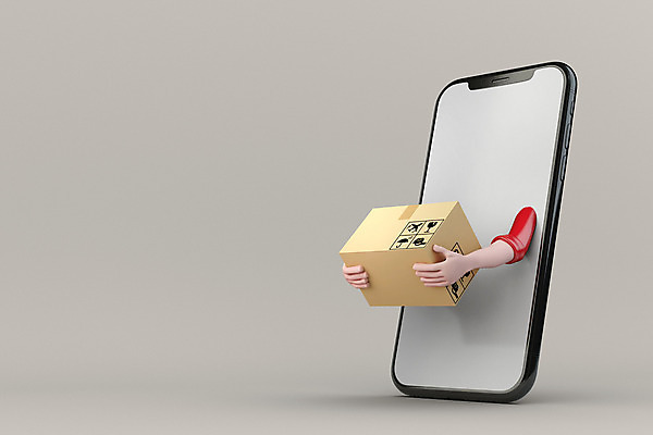 PSD 편집 편집이미지 손 들기 신체부위 스마트폰 3D 회색 배송 디지털합성 택배 택배상자 편집소스 비대면서비스 편집3D 컬러 모션 사람 핸드폰 스마트기기 상자 운송업 서비스 파일형식 언택트