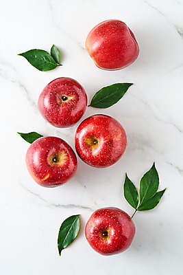 포토 JPG 스튜디오촬영 음식 잎 과일 식재료 실내 사람없음 하이앵글 사과 흰배경 플랫레이 국내포토 식물 뷰포인트 백그라운드 내부 흰색 플랫 파일형식