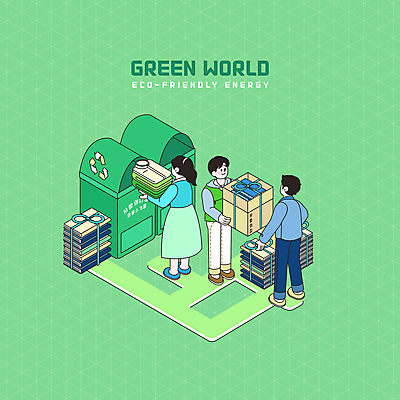 전신 PSD 옷 여자 남자 일러스트 서기 들기 성인 세명 초록색 상자 자연보호 그린캠페인 재활용 친환경 기부 책더미 성인만 제로웨이스트 헌옷수거함 국내일러스트 캠페인 컬러 모션 자연 사람 책 환경 보호 사회이슈 무더기 수거함 파일형식