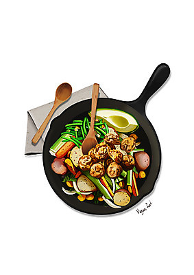 PSD 접시 일러스트 콩 감자 수저 사람없음 당근 프라이팬 브로콜리 채식 나무숟가락 아보카도 콩고기 비건음식 국내일러스트 식기 음식 채소 과일 주방용품 곡류 뿌리채소 숟가락 파일형식 베지푸드 비건