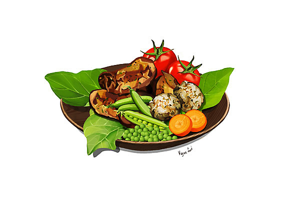 PSD 토마토 일러스트 사람없음 당근 샐러드 완두콩 채식 콩고기 비건음식 국내일러스트 음식 채소 콩 뿌리채소 파일형식 베지푸드 비건
