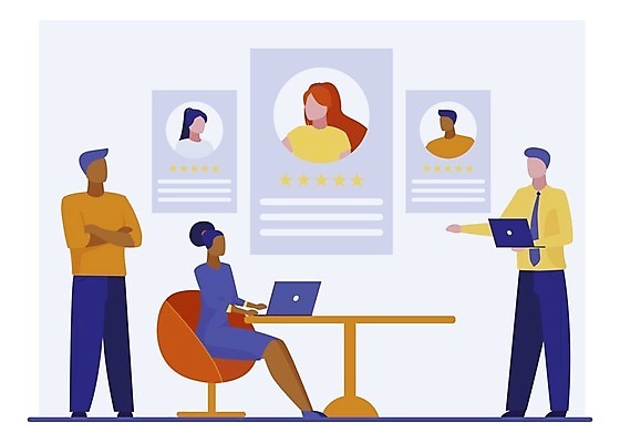 EPS 해외이미지 전신 직업 여자 남자 의자 일러스트 모바일 서기 들기 앉기 여러명 상반신 성인 노트북 팔짱 직장인 업무평가 성인만 언택트 온택트 해외일러스트 가구 다수 모션 사람 전자제품 평가 파일형식 벡터