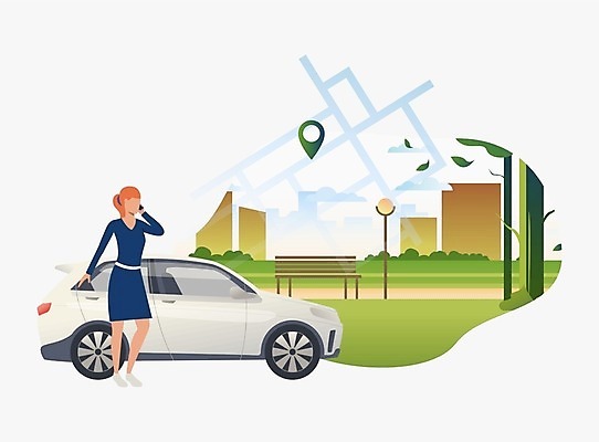 EPS 해외이미지 전신 우먼라이프 공원 여자 지도 일러스트 자동차 휴식 서기 들기 스마트폰 도시 비즈니스우먼 통화 해외일러스트 라이프스타일 공공시설 육상교통 컨셉 비즈니스 모션 사람 핸드폰 스마트기기 직장인 파일형식 벡터