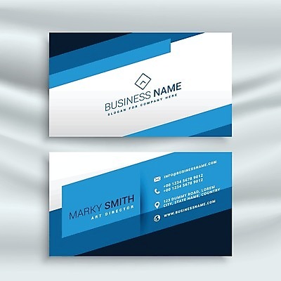 EPS 해외이미지 템플릿 비즈니스 명함 사람없음 파란색 해외일러스트 컬러 파일형식 벡터