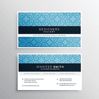 EPS 해외이미지 템플릿 하늘색 비즈니스 명함 사람없음 해외일러스트 파란색 파일형식 벡터