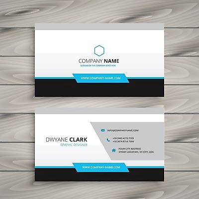 EPS 해외이미지 템플릿 하늘색 비즈니스 명함 사람없음 해외일러스트 파란색 파일형식 벡터